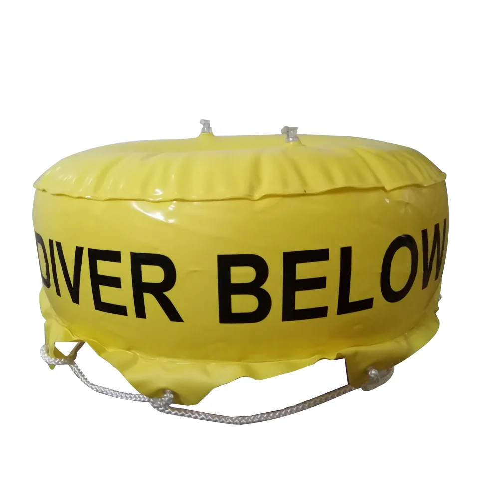 Scuba Diving Deluxe Diver Below Flag Float without flag Inflatable Diver Down Flag Bouy for Wreck Cave Diving