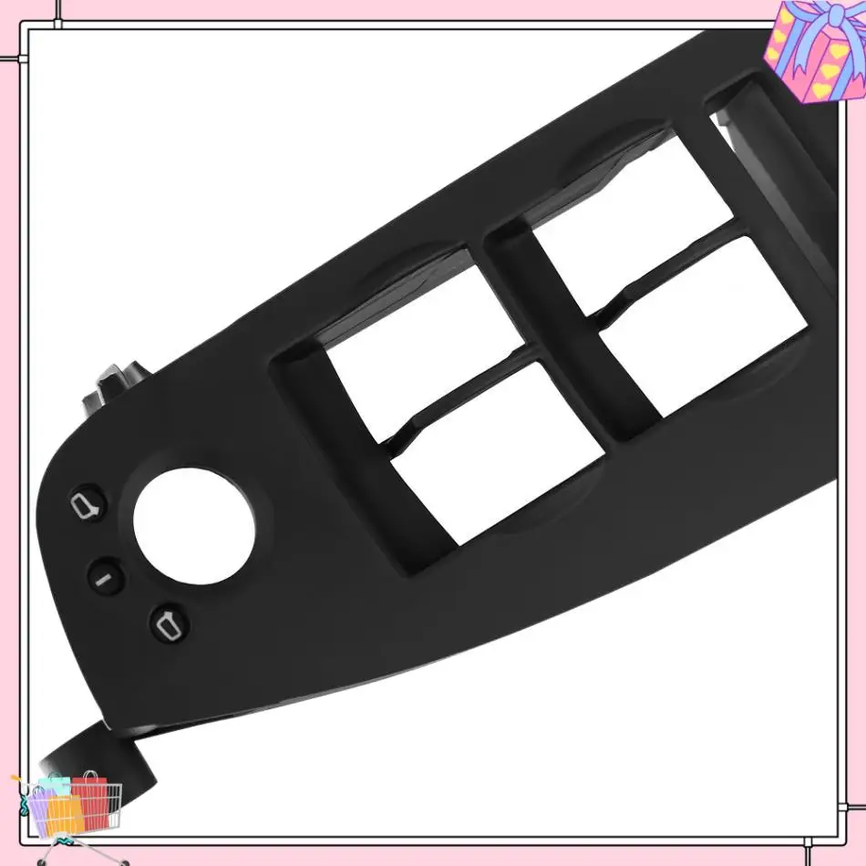 

A77T-Car Window Switch Panel Trim For A4 B6 B7 RS4 2001 2002 2003 2004 2005 2006 2007 2008 8E1867171B