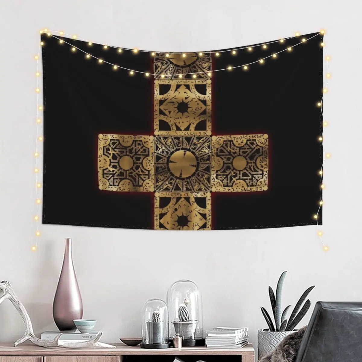 

Lament Configuration Cross Tapestry Bedrooms Decorations Aesthetics For Room Cute Decor Carpet Wall Tapestry