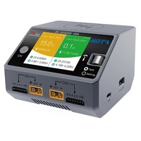HOTA D6 Dual Smart Charger 15A DC650W with Built-in Micro USB Port for Lipo LiIon NiMH Batteries Compatible with iPhone Samsung