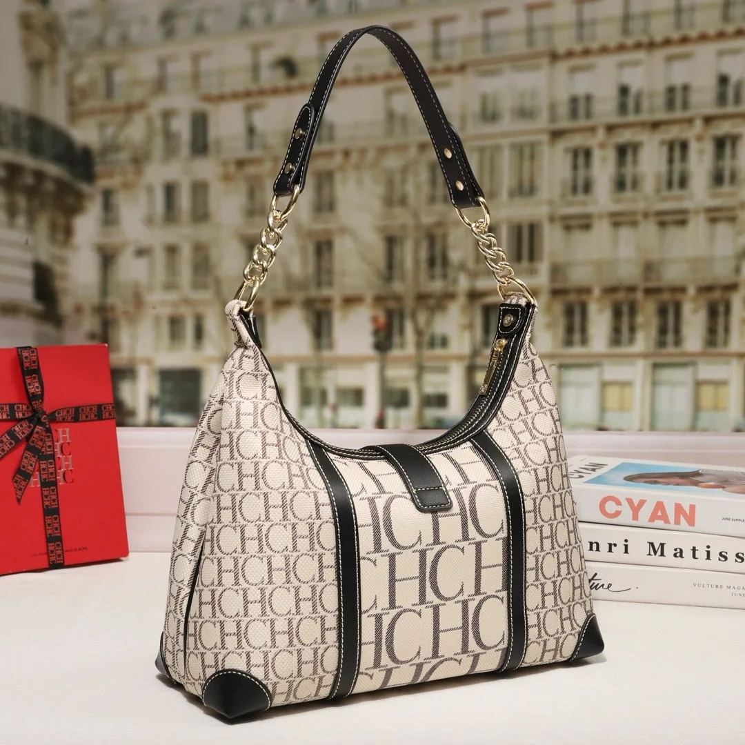 

CH High Quality Classic Letter Exquisite Design Women's Handbag High Quality Light Luxury Atmospheric Fashion Women's Handbag