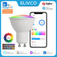EWeLink Zigbee WIFI Smart Dimmable Bulb GU10 MR16 RGB C+W LED Light Support Alexa Google Assistant Voice Control