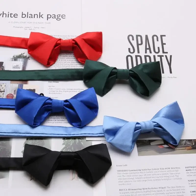 Candy multicolor groom best man solid color band band bow tie bow wedding wedding British formal suit accessories