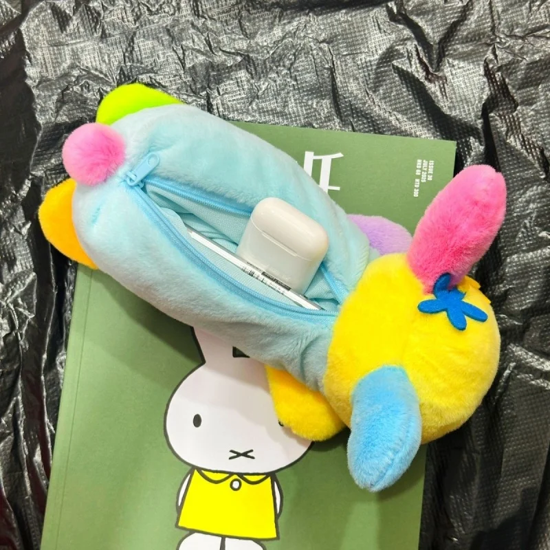 Sanrio Usahana Cartoon Zachte Pluche Briefpapier Etui Etui Cosmetica Vulpen Post-It Opmerking Opslag Meisje Kerstcadeau