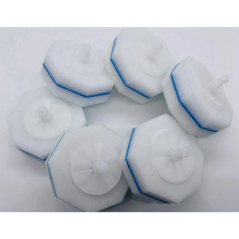 Sistema de limpieza de inodoro desechable, 30 piezas, cepillo de repuesto desechable, esponja, cepillo de inodoro desechable