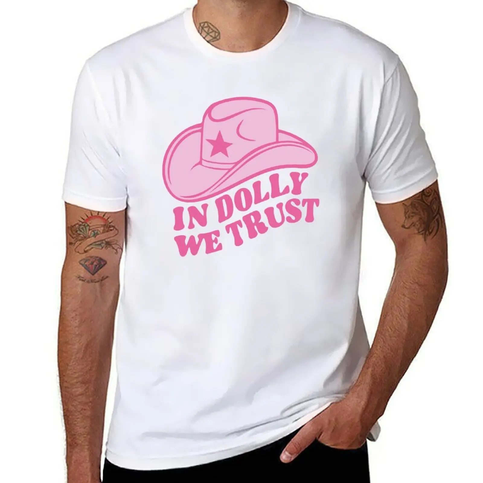 

Dolly Parton Shirt In Dolly We Trust T-Shirt anime t shirts oversize graphic t shirts for man T-Shirt
