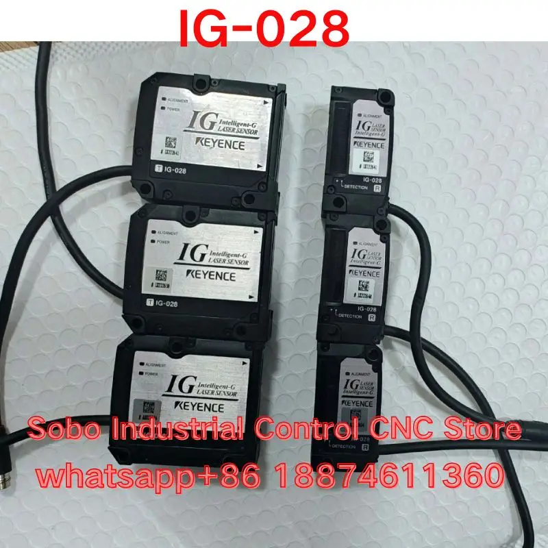 

Б/у, проверенный, исправный лазерный датчик KEYENCE IG-028