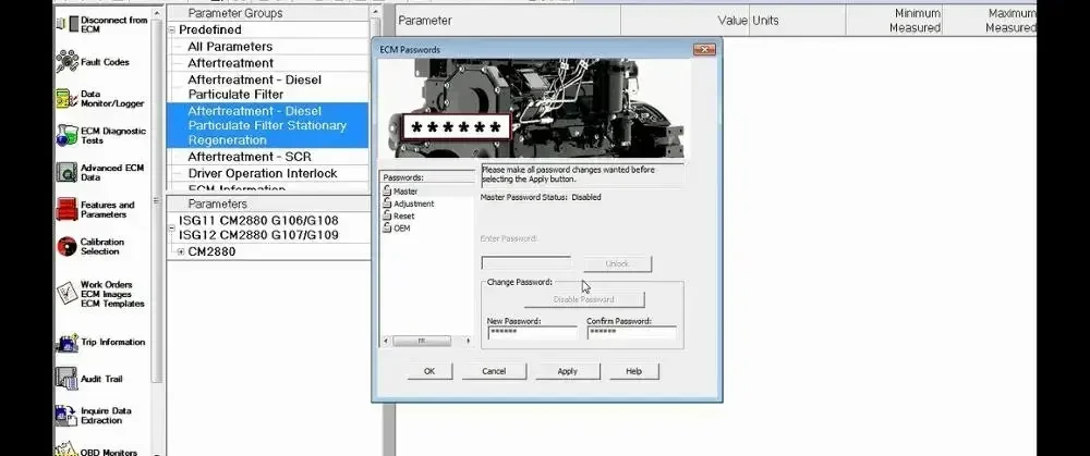 Picture 5: Cummins Insite 9.2 PRO Level + Fleet Cals + Zap 2025 INCAL Fault Code Reading ECM Programming Parameter Adjustments