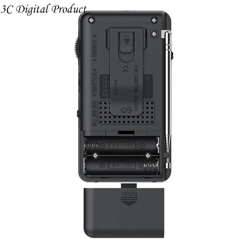 Los sintonizadores sensibilidad sensibilidad portátil FM FM SW para usuario iluminan luz Light