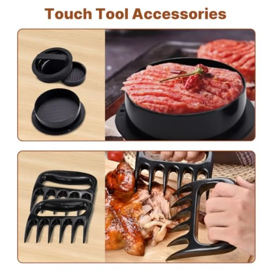 Электрическая мясорубка Макс. 3200 Вт, сверхмощная электрическая мясорубка с набором колбас Kubbe и 4 нержавеющими сталью St