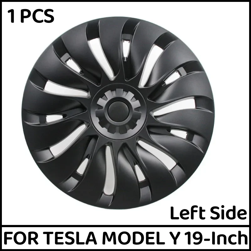1PCS/4PCS 허브 캡 성능 교체 19 인치 휠 자동차 Hubcap 테슬라 모델 Y 2024 용 전체 림 커버 액세서리