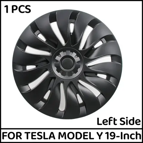 1PCS/4PCS 허브 캡 성능 교체 19 인치 휠 캡 자동차 Hubcap 테슬라 모델 Y 2024 용 전체 림 커버 액세서리
