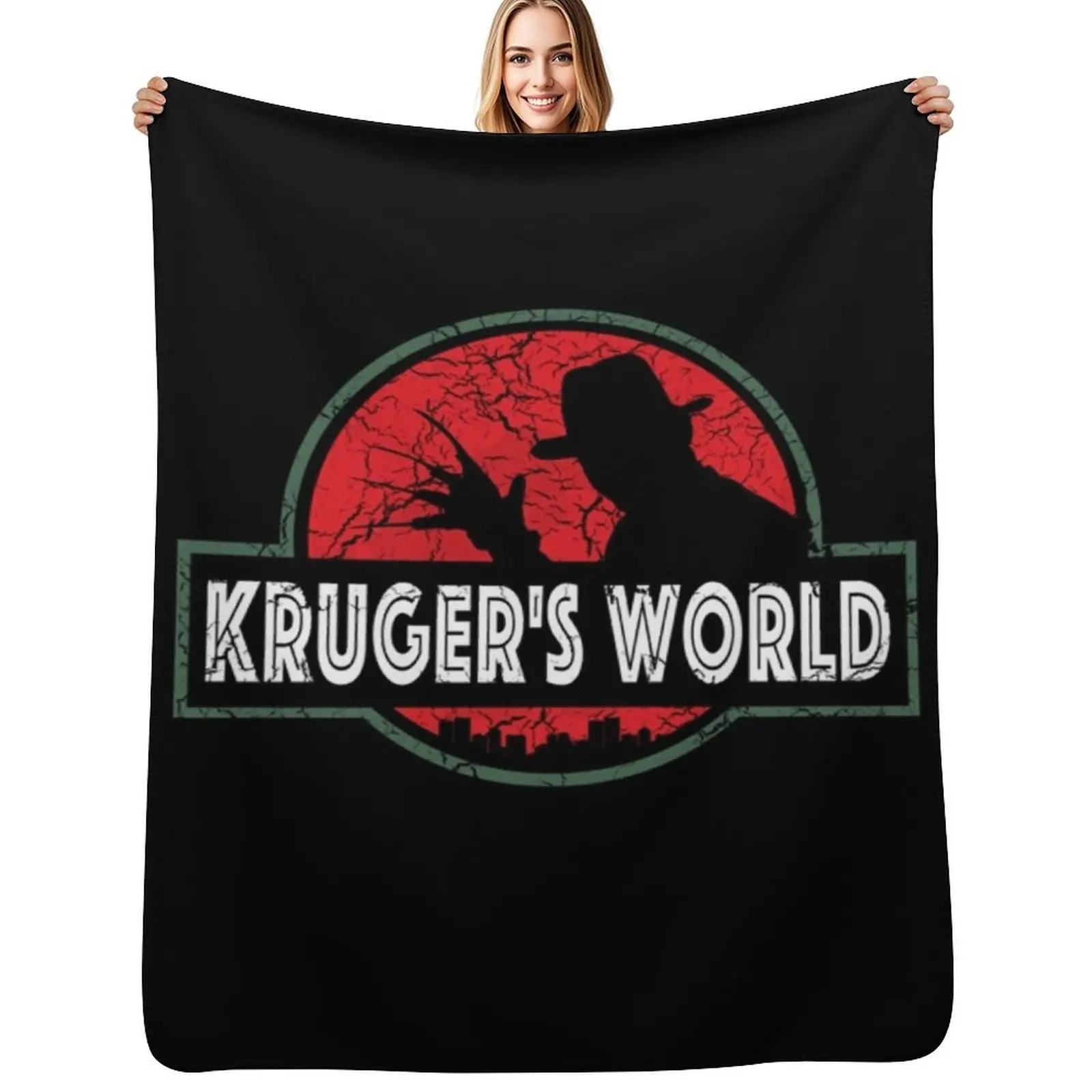 

Kruger's World Throw Blanket Stuffeds Decorative Beds Plush Soft Plaid Blanket