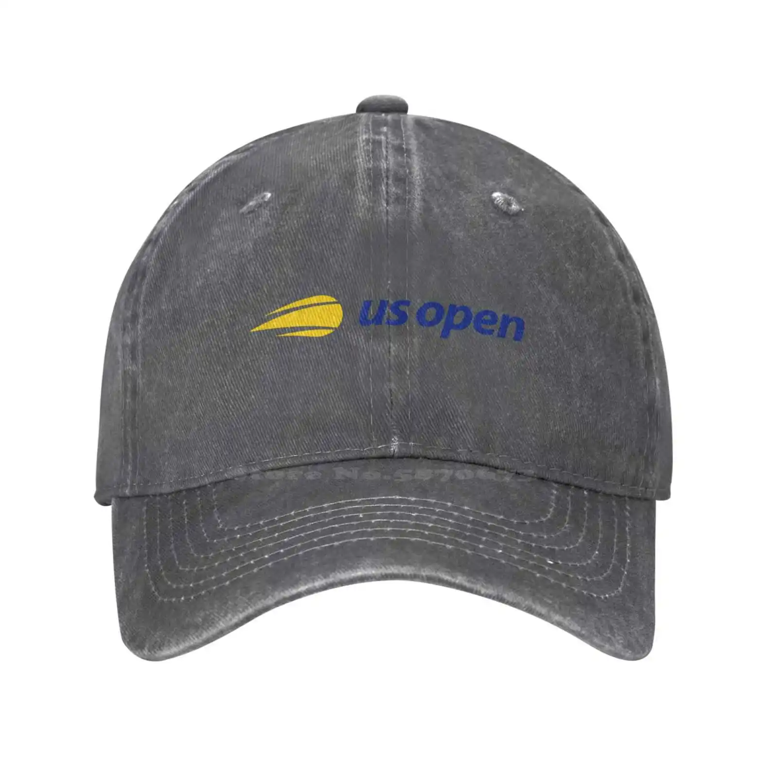 Casquette en denim avec logo US Open, chapeau de baseball de qualité