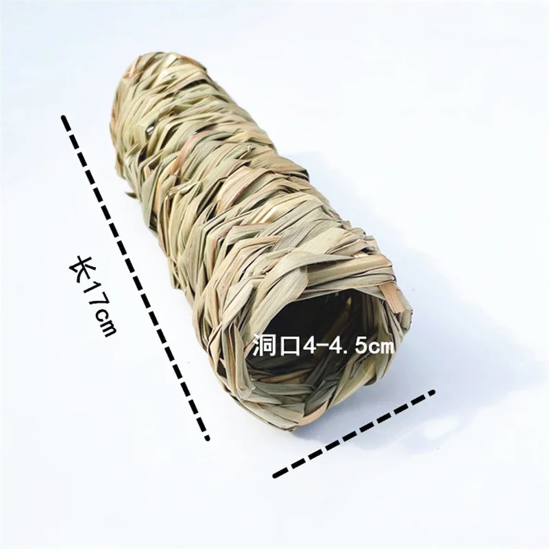 Pet water grass nest handmade woven pet grass nest rabbit hamster grass toy hamster grass toy hamster nest