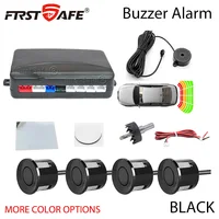 FirstSafe-Kit de Sensor de aparcamiento para coche, alarma de zumbador de 4 sensores, Radar de respaldo inverso de 22mm, sistema de sonda indicadora de alerta de sonido de 12V