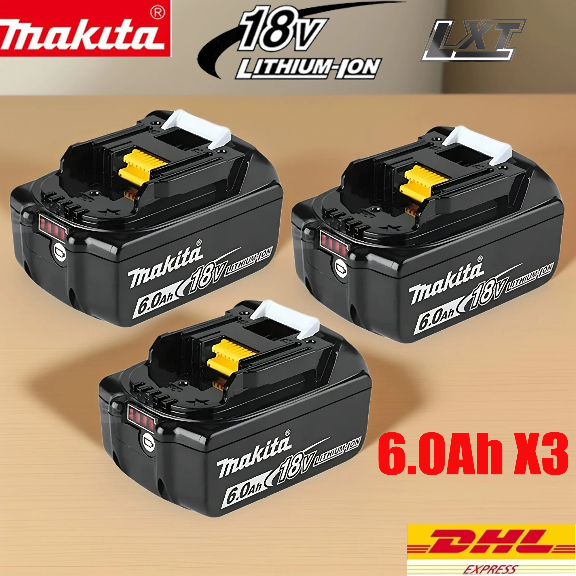 

100% original Makita battery power tool battery 18V6.0Ah,Makita LXT BL1860B BL1860BL1850 BL1830 Makita drill,screwdriver battery
