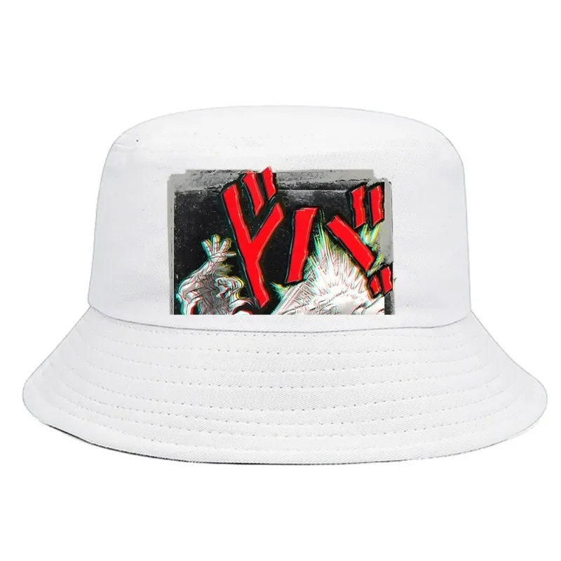 Yujiro Hanma Vs Kaku Kaioh Baki Bucket Hat Summer Foldable Bucket Hat Man Women Unisex Outdoor Sunscreen Fishing Hunting Cap