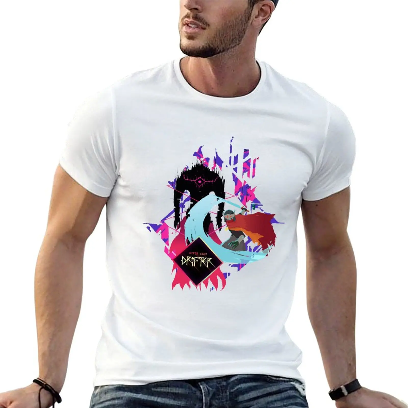 

beautiful model Hyper Light Drifter Halloween T-Shirt t shirt custom print T-Shirt