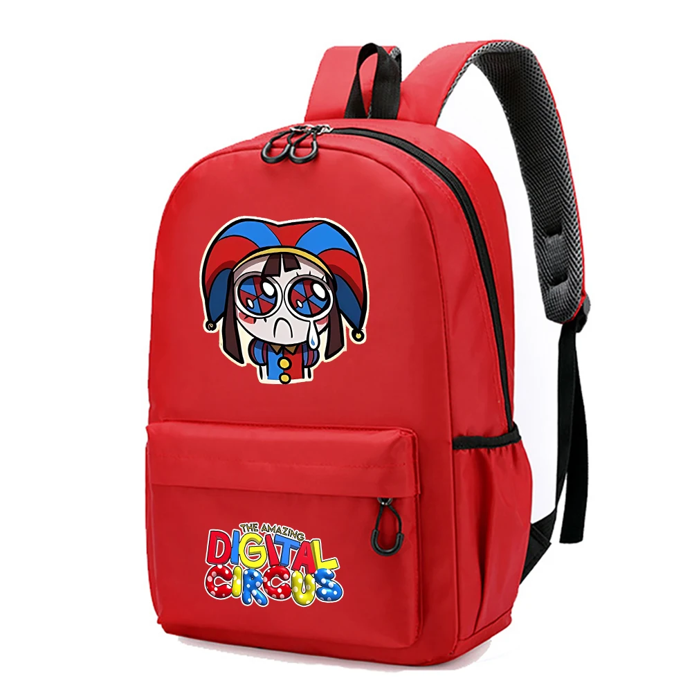 The Amazing Digital Circus Backpacks Anime Pomni High-capacity Knapsacks Kid Shoulders Bags Game School Bags Supplies Party Gift view 5
