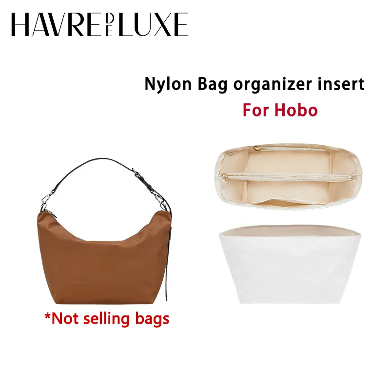

For Longchamp Nylon Hobo bag organizer insert,durable lightweight bag support storage inner modification bag accessories