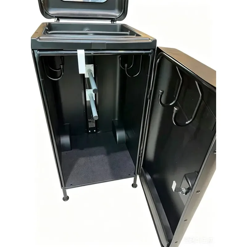 Lockable Mobile Plastic Saddle Case, HDPE Saddle Case for Horse Care for Outdoor Use, Size 1160x570x760mm
