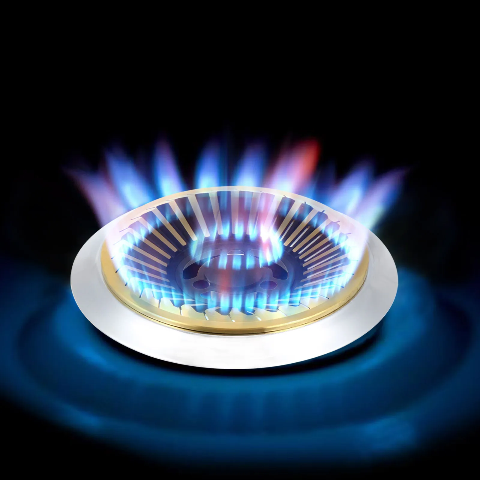 

1 шт., решетка для газовой горелки, высококачественная нержавеющая сталь, эффективное распределение тепла, замена старого кольца горелки для дома