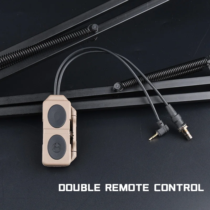 Wadsn controle remoto duplo m600 peq dbal ngal cqbl mawl 2.5mm sf plug m300 m600 lanterna tática interruptor picatinny ferroviário ar15