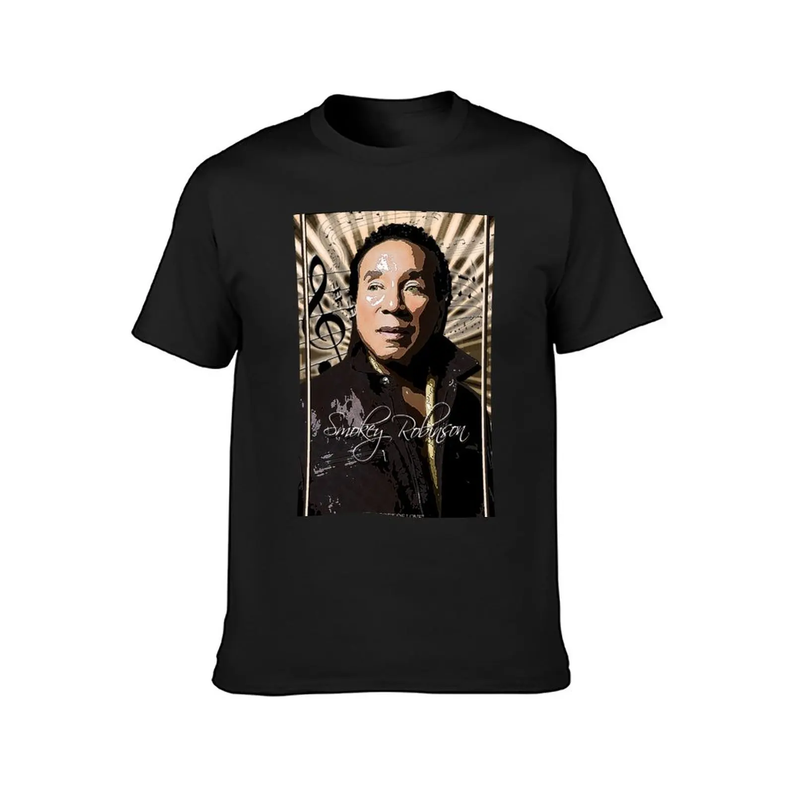 Smokey Robinson Shirt T-Shirt Aesthetic clothing plus sizes tops Short sleeve tee men