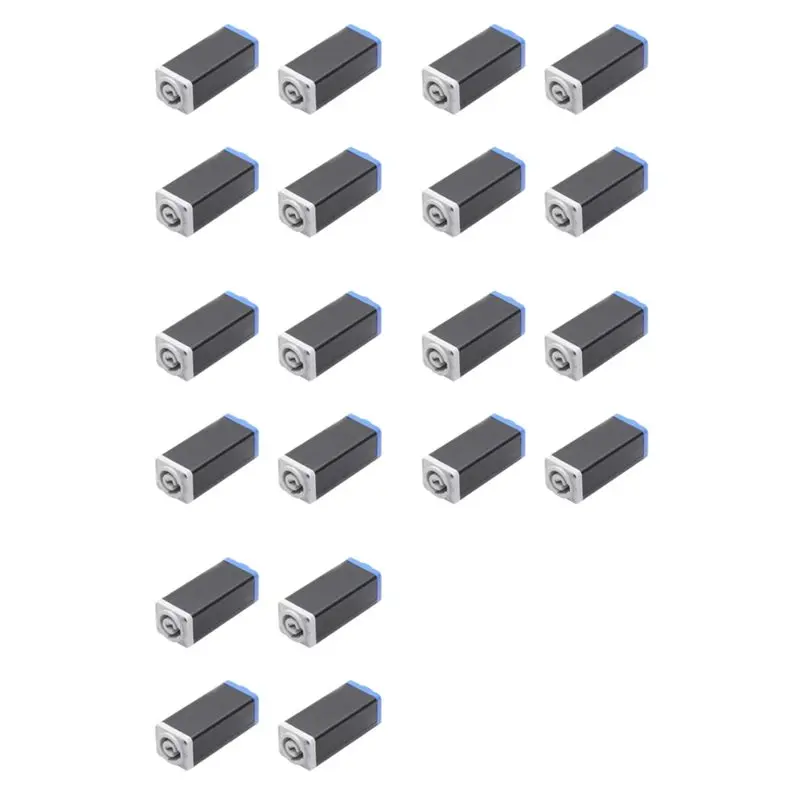 A55T 20Pcs Powercon Coupler Connector Power Supply Docking Extension Head For Stage Light Dmx512 Light Power Connector