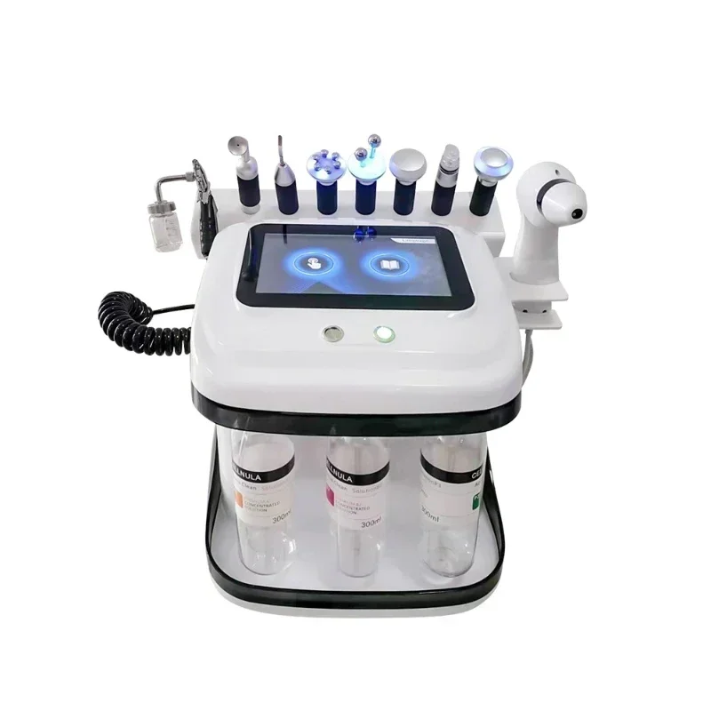 9-in-1 Comprehensive Facial Cleansing and Hydration Smart Skin Detection Bubble Detector Dermabrasion Machine