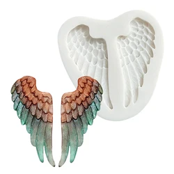 Angel Wings Silicone Mold Sugarcraft Cookie Cupcake Chocolate Baking Mold Fondant Cake Decorating Tools