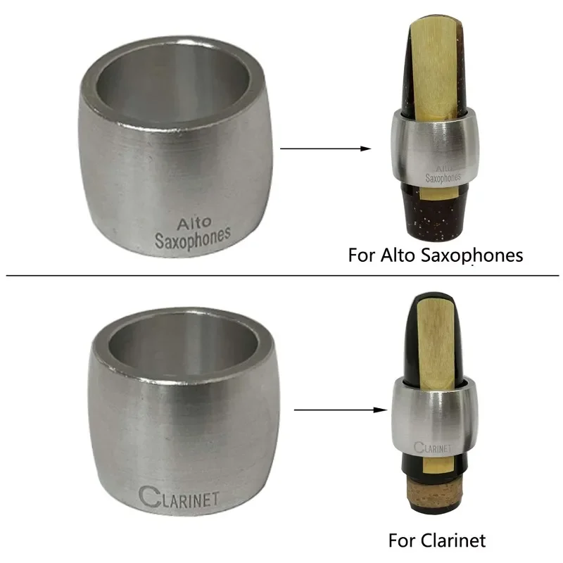 

Metal Saxophone Fastener Clip Soprano Sax Ligatures Fastener Clip for Saxophone Clarinet Bakelite Mouthpiece