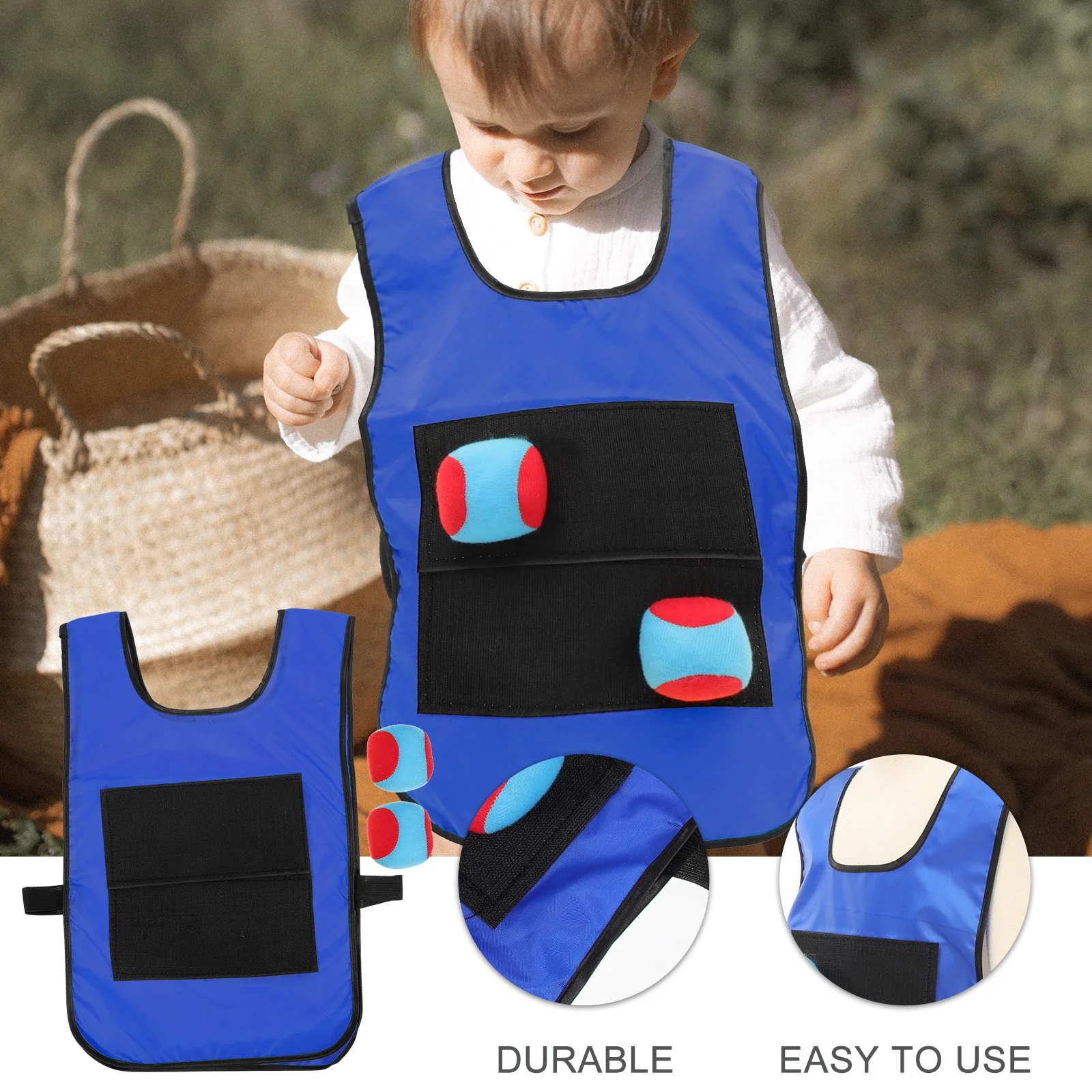 1 セットの粘着ボール遊び屋外子供ゲームパーティートレーニングゲーム子供のための屋外ゲーム粘着ボールおもちゃ