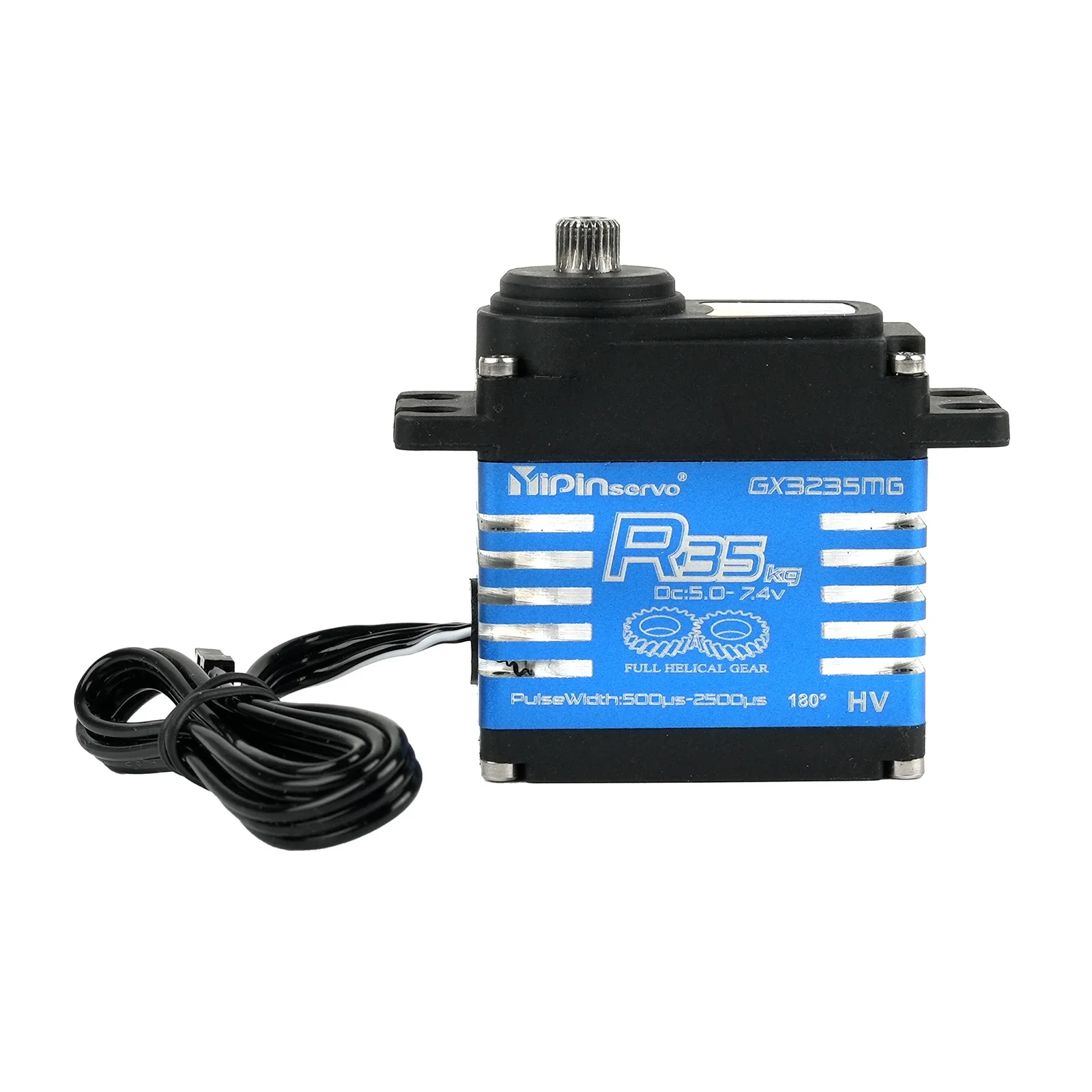 YP3235SMG 35KG Digitale Servo Metalen Kernmotor met hoog koppel 180 Graden Waterdicht Ip68 voor 1:8 1:10 TRX6 Scx10 RC Crawler