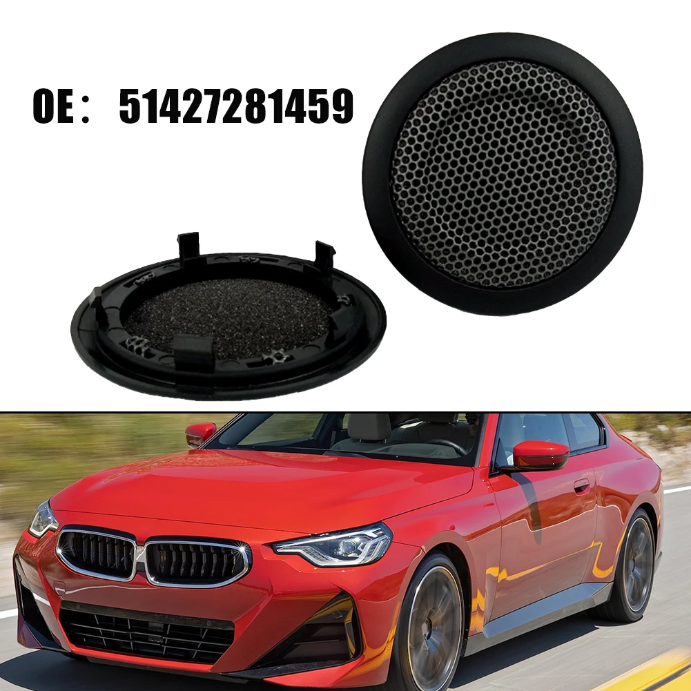 

Upgrade Your Car\\\\\\'s Sound System with Black Rear Door Tweeter Speaker Cover for BMW 1234 Series F20 F22 F30 F32