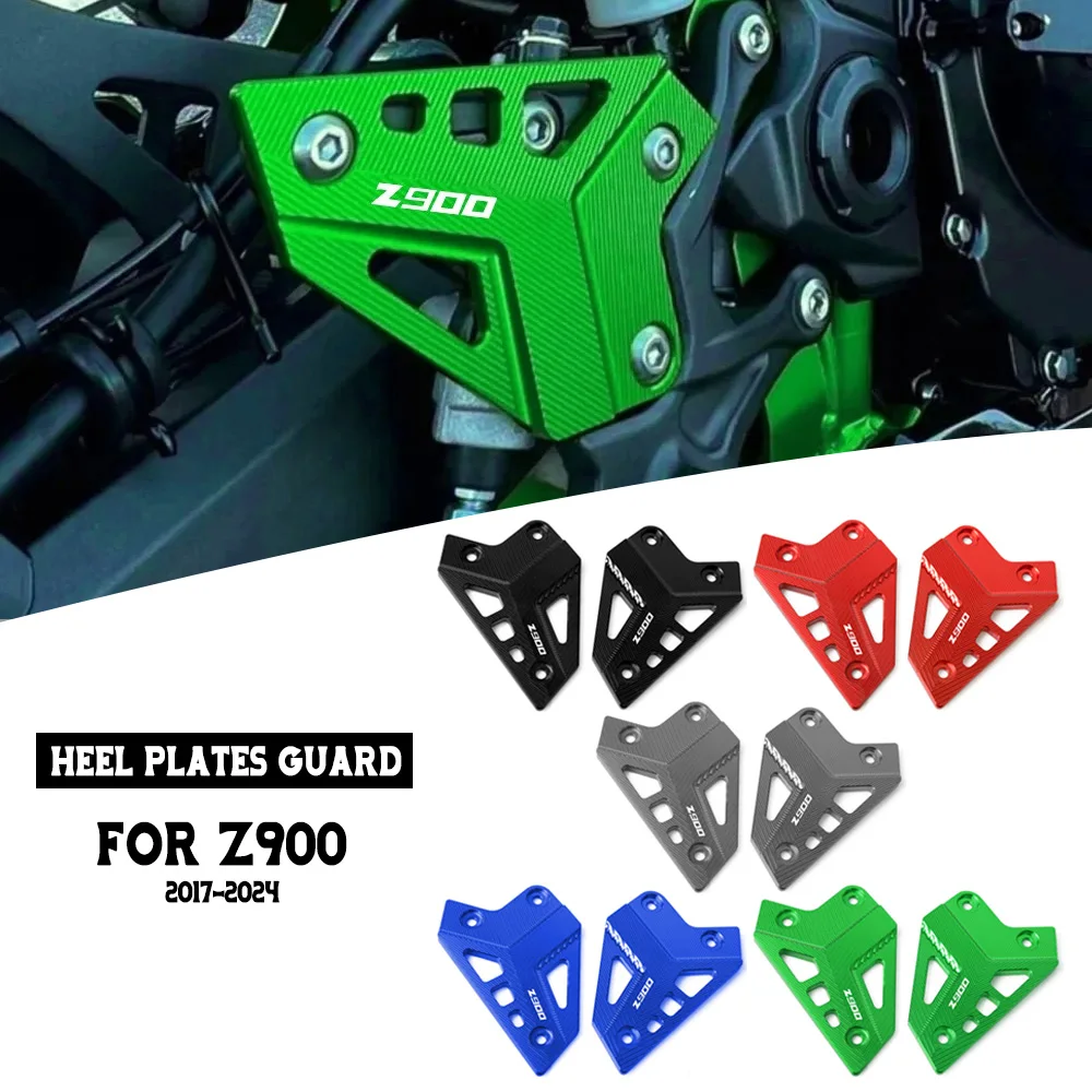 

Аксессуары для мотоциклов для KAWASAKI Z900 2017-2023 Z 900 2022 2021 2020, подставка для ног, задний комплект, защитная пленка для пятки