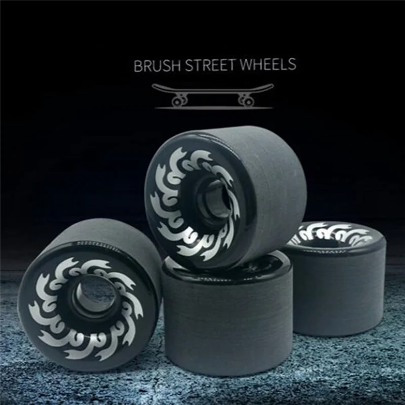 

4Pcs Skateboard Accessories Double Warping 70X51mm 82A Sliding Plate Grinding Wheel Long Board Wheels