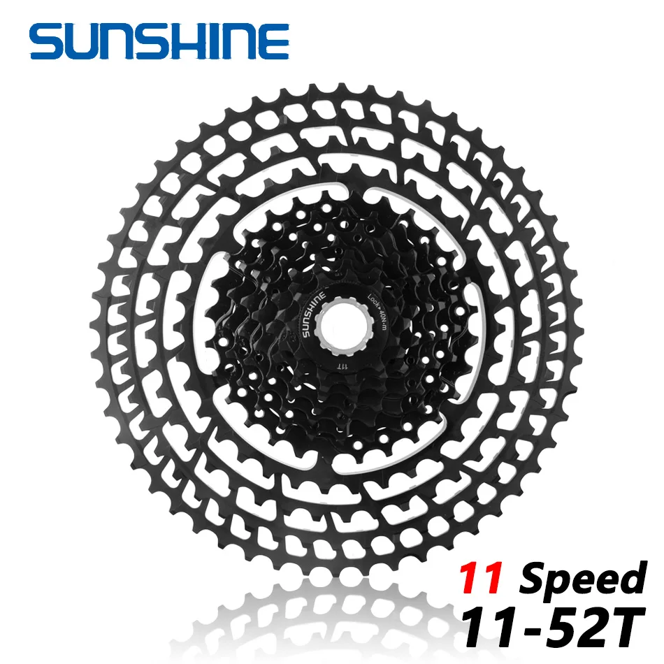 SUNSHINE Mountain Bike Cassette Ultralight 10/11/12 Speed MTB HG Freewheel 11-46/50/52T Sprocket Bicycle Flywheel Ultra-light