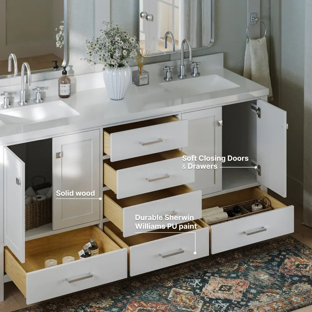 Double Bathroom Vanity 73