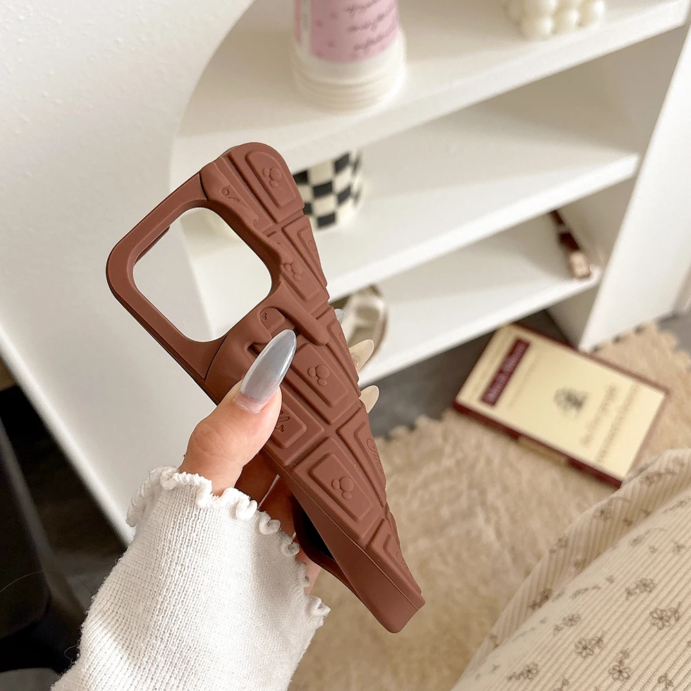 Cartoon Maus Schokolade Eis Fall Weiche Silikon Abdeckung Für iphone 17 Air 16 15 14 13 12 Pro Max 6 6S 7 8 Plus 5 5S 4 4S SE – Detail 3