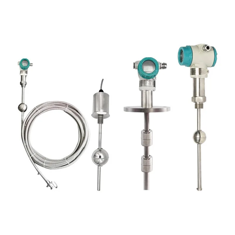 Medidor de nivel magnetostrictivo con sensor de flotador, controlador de varilla anticorrosión a prueba de explosiones para aceite y agua, medidor de nivel de flotador