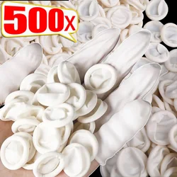 Disposable Latex Rubber Finger Cots Fingertips Protector Gloves Non-slip Anti-static Finger Sleeve Glove Tattoo Tools Thumb Caps