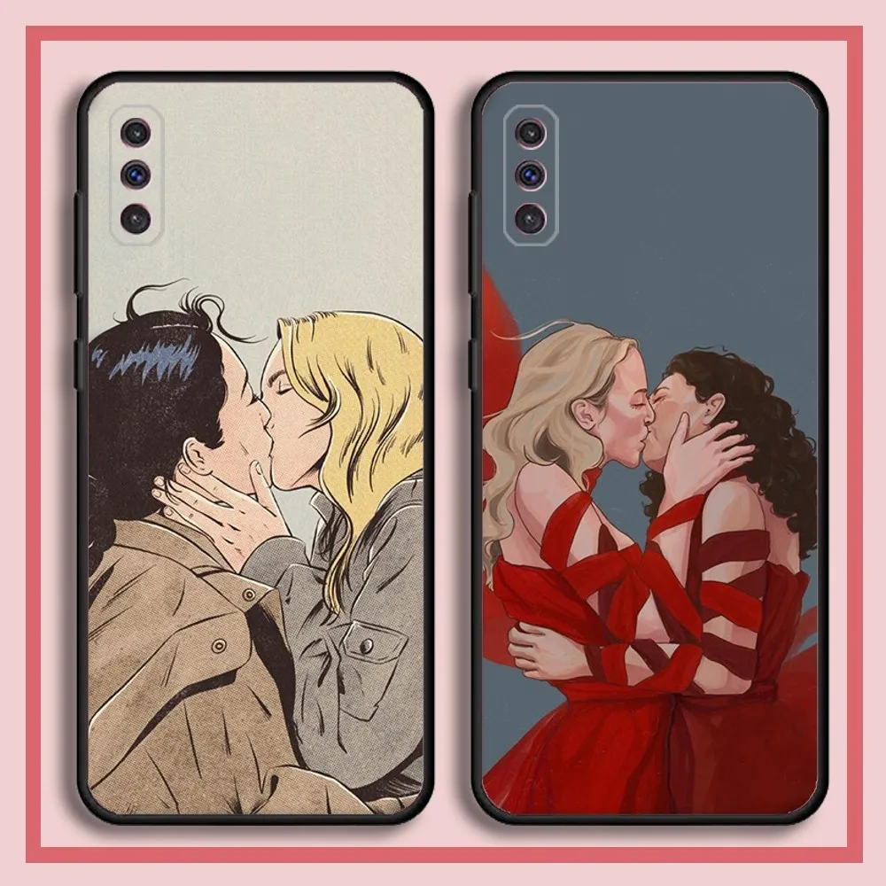 Villanelle Killing Eve Phone Case For Samsung S23,23,22,30,21,10,9,Note20 Ultra,Lite,Ultra,5G,Plus,FE,Black Soft Case