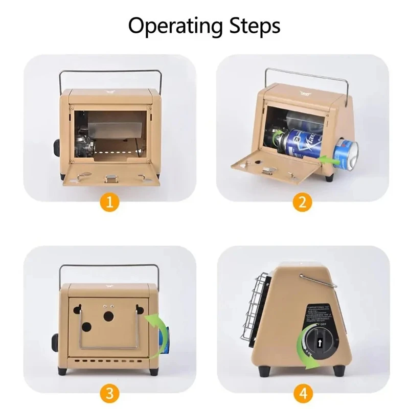 

Зимний портативный газовый обогреватель, уличная палатка для кемпинга, теплее, быстрый нагреватель с поворотным зажиганием, противоскользящий изоляционный лист для ног