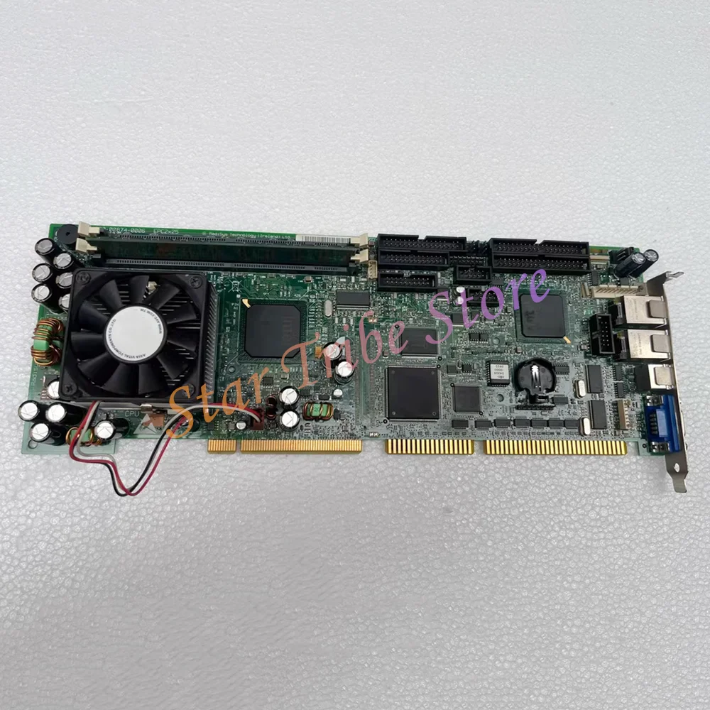 060-00874-0006 EPC2x25 لوحة كاملة الطول لوحة أم للكمبيوتر الصناعي مع مروحة ذاكرة الوصول العشوائي لوحدة المعالجة المركزية