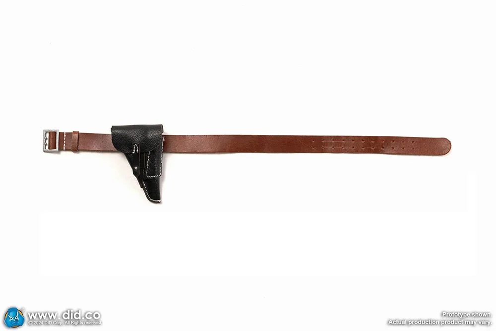 

1/6 DID D80176 Series Action Figure Soldier Waist Belt The Secondary Weapons P38 Holster PVC Material Not Real For 12" Doll