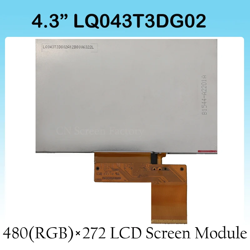 LQ043T3DG02 4.3 Inch 480*272 LCD Display Screen Panel Module with an Integral WLED Backlight