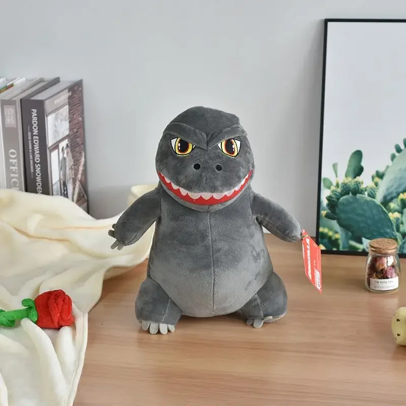 Marioneta de mano de Godzilla, juguetes de 20CM, almohada de peluche suave, muñecas lindas, decoración de sofá, colección de regalo, nueva versión Q, 2024