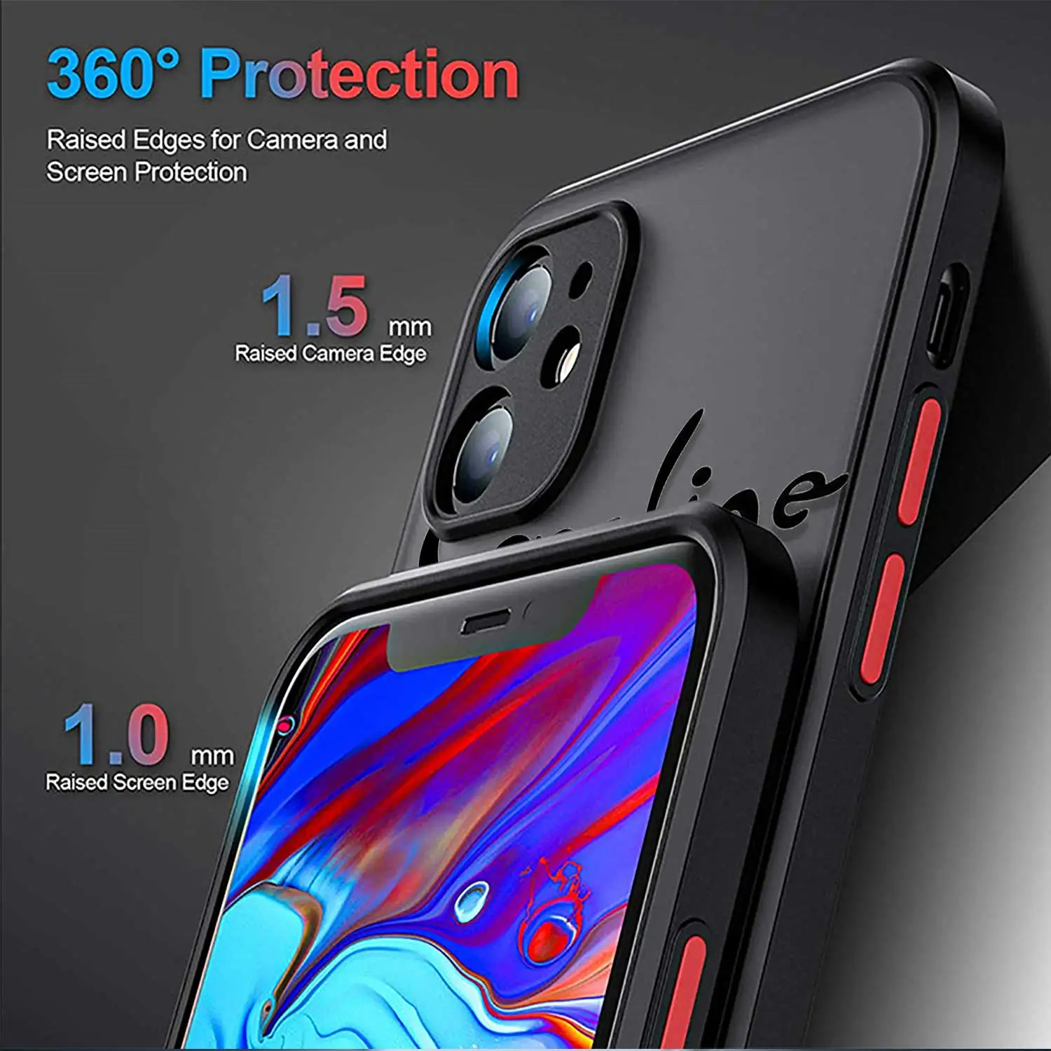 Cartoon Coraline Fashion Case For iPhone 15 11 7 8 6 14 13 Pro Max 12 MINI XR X XS 6 7 8 Plus Matte Shockproof Cover